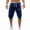 Mens Baggy Jogger Casual Slim Harem Shorts Soft 3/4 Trousers Fashion New Brand Men Sweatpants Summer Comfy Male Shorts 2019 New