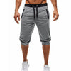 Mens Baggy Jogger Casual Slim Harem Shorts Soft 3/4 Trousers Fashion New Brand Men Sweatpants Summer Comfy Male Shorts 2019 New
