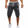 Mens Baggy Jogger Casual Slim Harem Shorts Soft 3/4 Trousers Fashion New Brand Men Sweatpants Summer Comfy Male Shorts 2019 New