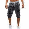 2019 New Fitness short jogging casual workout clothes men's  3XL shorts summer new fashion men's casual men's knee long shorts