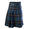 SHUJIN Scottish Mens Kilt Traditional Plaid Belt Pleated Bilateral Chain Brown Gothic Punk Scottish Tartan Trousers Skirts 2019