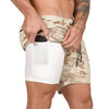Summer Men Fitness Sporting Shorts Hidden Mobile Phone Inside Pockets Joggers Training Shorts Solid Workout Gym Shorts ,GA301
