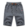 Summer New Cotton Casual Shorts Men Solid Mens Bermudas Shorts Comfortable Male Beach Shorts