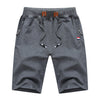 Summer New Cotton Casual Shorts Men Solid Mens Bermudas Shorts Comfortable Male Beach Shorts