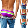 PUIMENTIUA Men's Beach Shorts Briefs Floral Printed Men Beach Shorts Swimwears Trunks Low Waist Boardshorts Swimming Underpants