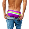 PUIMENTIUA Men's Beach Shorts Briefs Floral Printed Men Beach Shorts Swimwears Trunks Low Waist Boardshorts Swimming Underpants