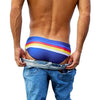 PUIMENTIUA Men's Beach Shorts Briefs Floral Printed Men Beach Shorts Swimwears Trunks Low Waist Boardshorts Swimming Underpants