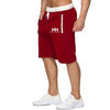 Summer Men's Printed Shorts Casual Mid Waist Beach Shorts Solid H Straight Drawstring Shorts Four Colors M-3XL