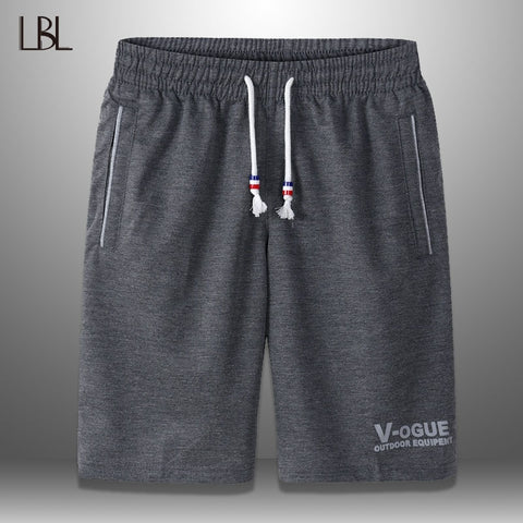 LBL Casual Summer Shorts Men Breathable Fashion Bodybuilding Boardshorts Male Steetwear Mens Short Trousers Finness Clothing 6XL