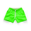 New Male Drawstring Shorts Summer Men's Lace-Up Shorts Casual Mid Waist Beach Shorts Solid Straight Short S-2XL